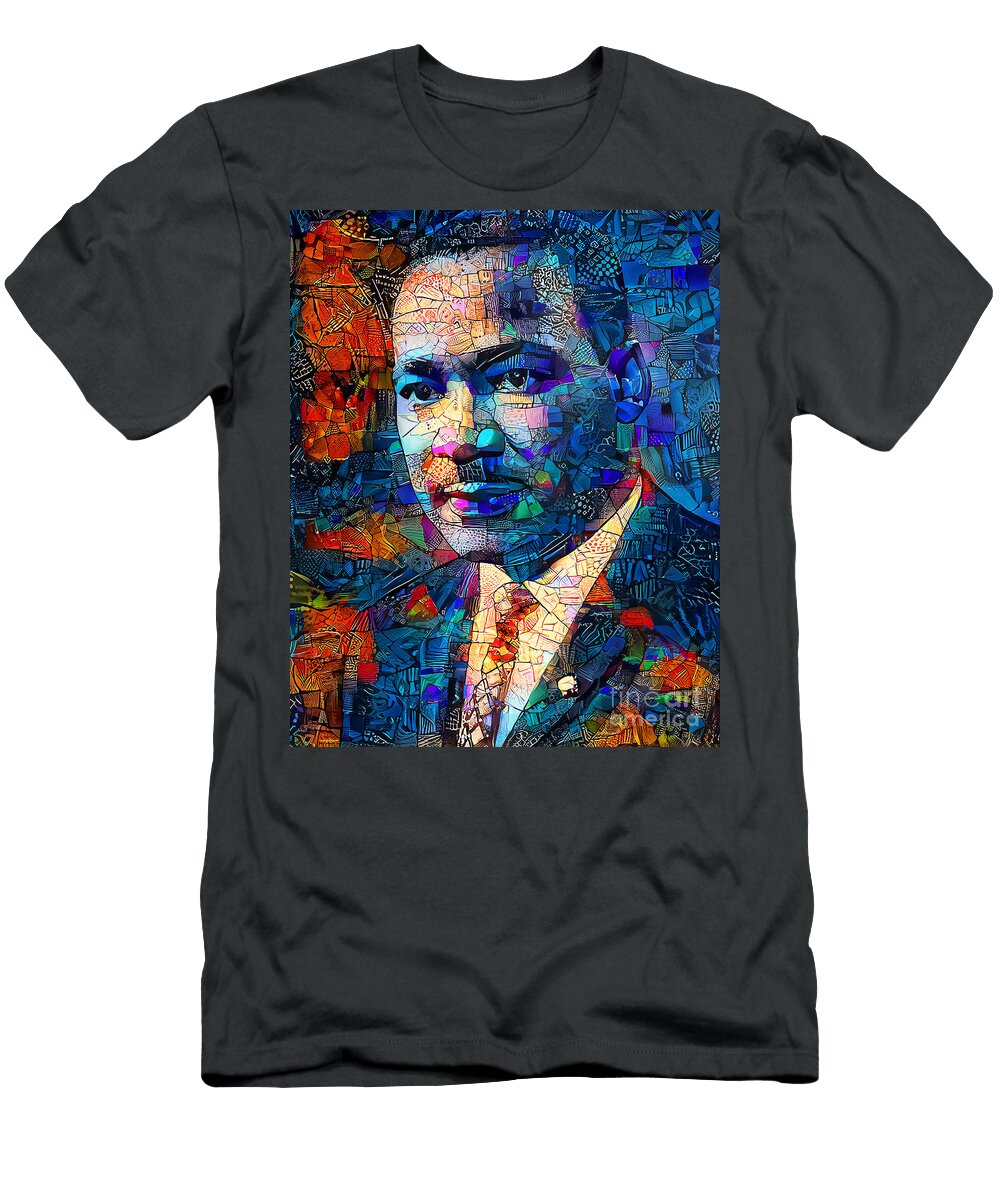 Martin Luther King Jr in Modern Contemporary Art 20211120 Wingsdomain Art and Photography T-Shirt