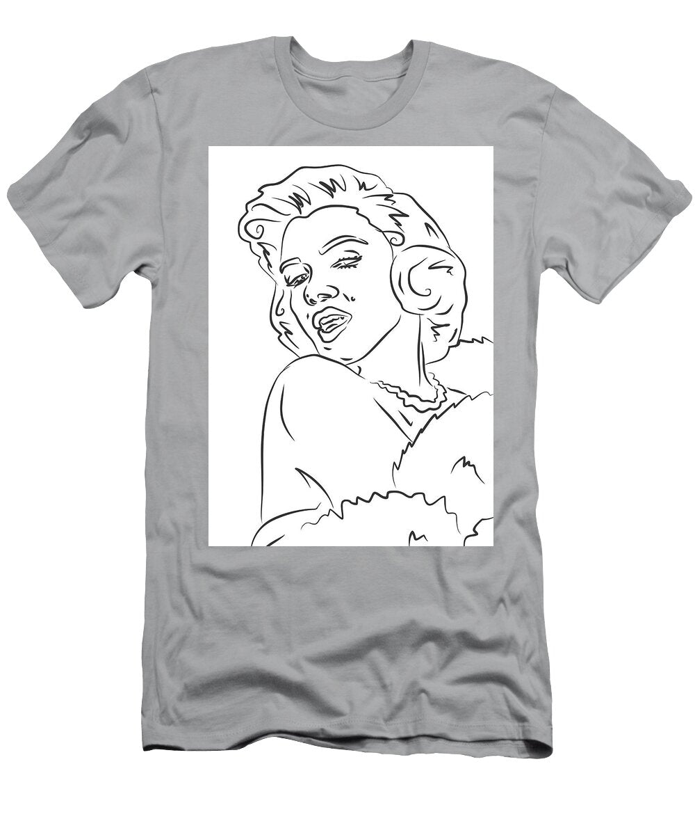 Marylin Monroe 2 Line Art Ahmad Nusyirwan T-Shirt