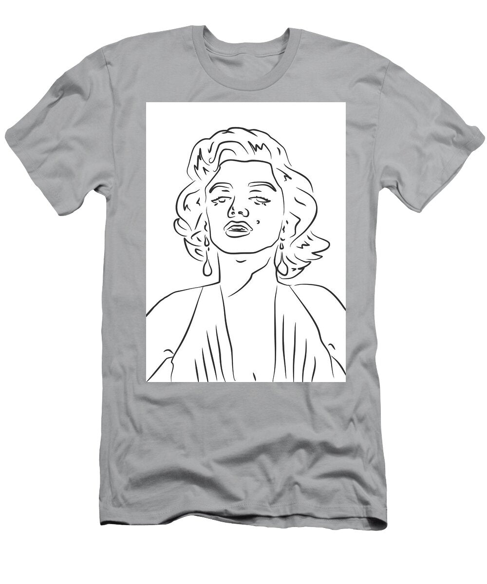 Marylin Monroe 3 Line Art Ahmad Nusyirwan T-Shirt