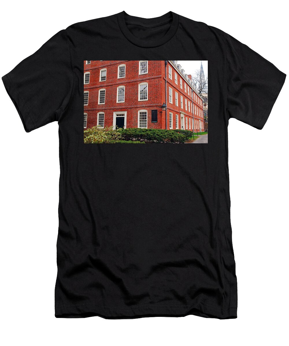 Massachusetts Hall Harvard James Kirkikis T-Shirt