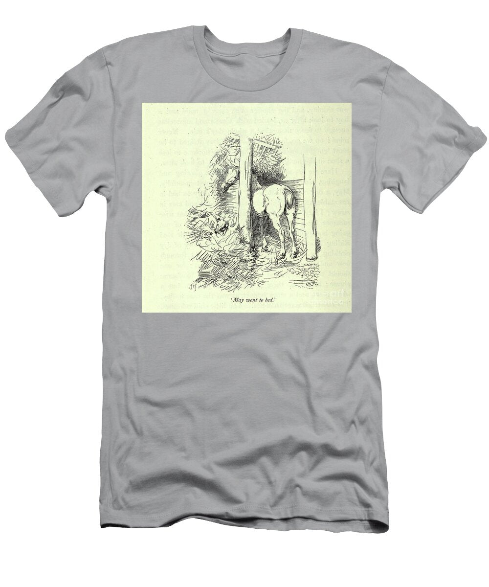 May Went to Bed L2 Historic Illustrations T-Shirt