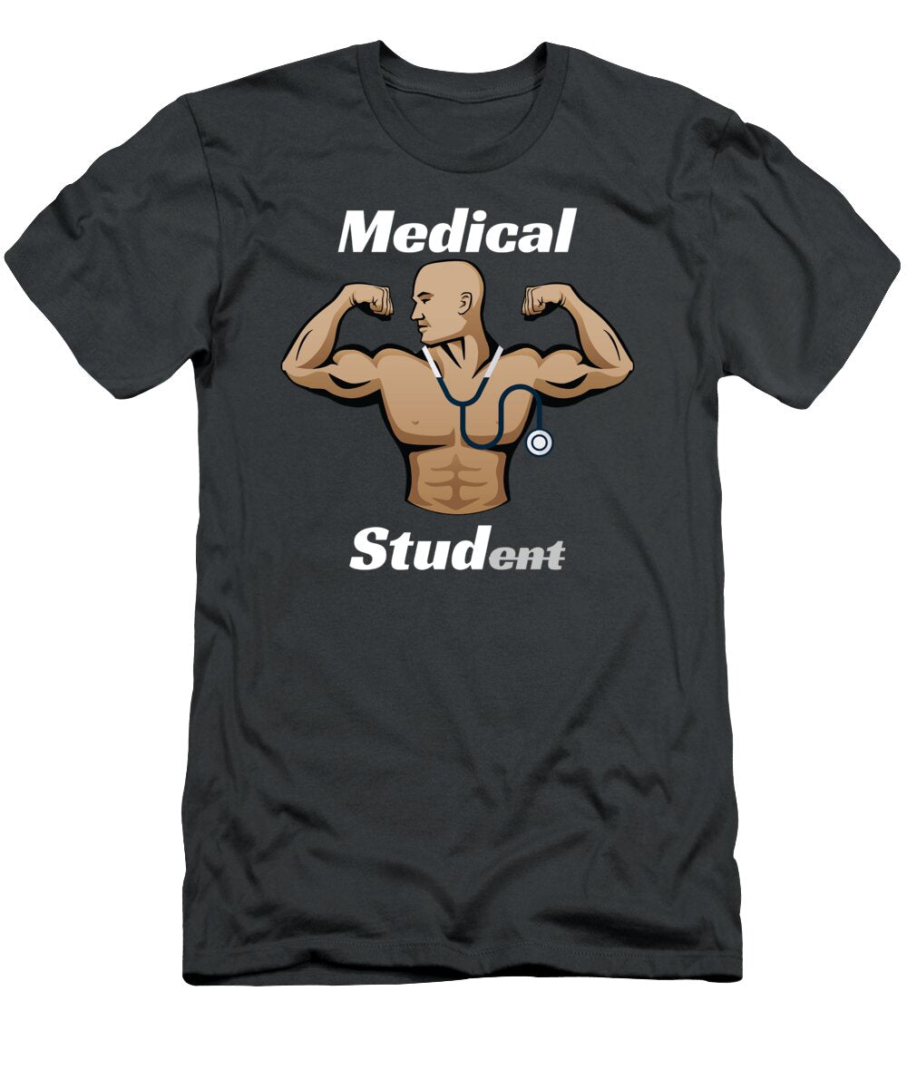 Medical Student Stud Men Medicine Majors Medical School James C T-Shirt