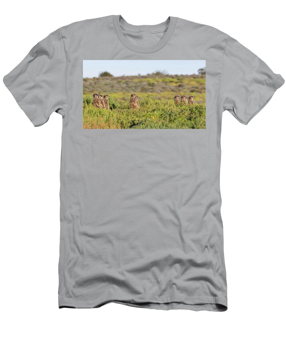 Meerkat Groups in the Wild Greg Taylor T-Shirt