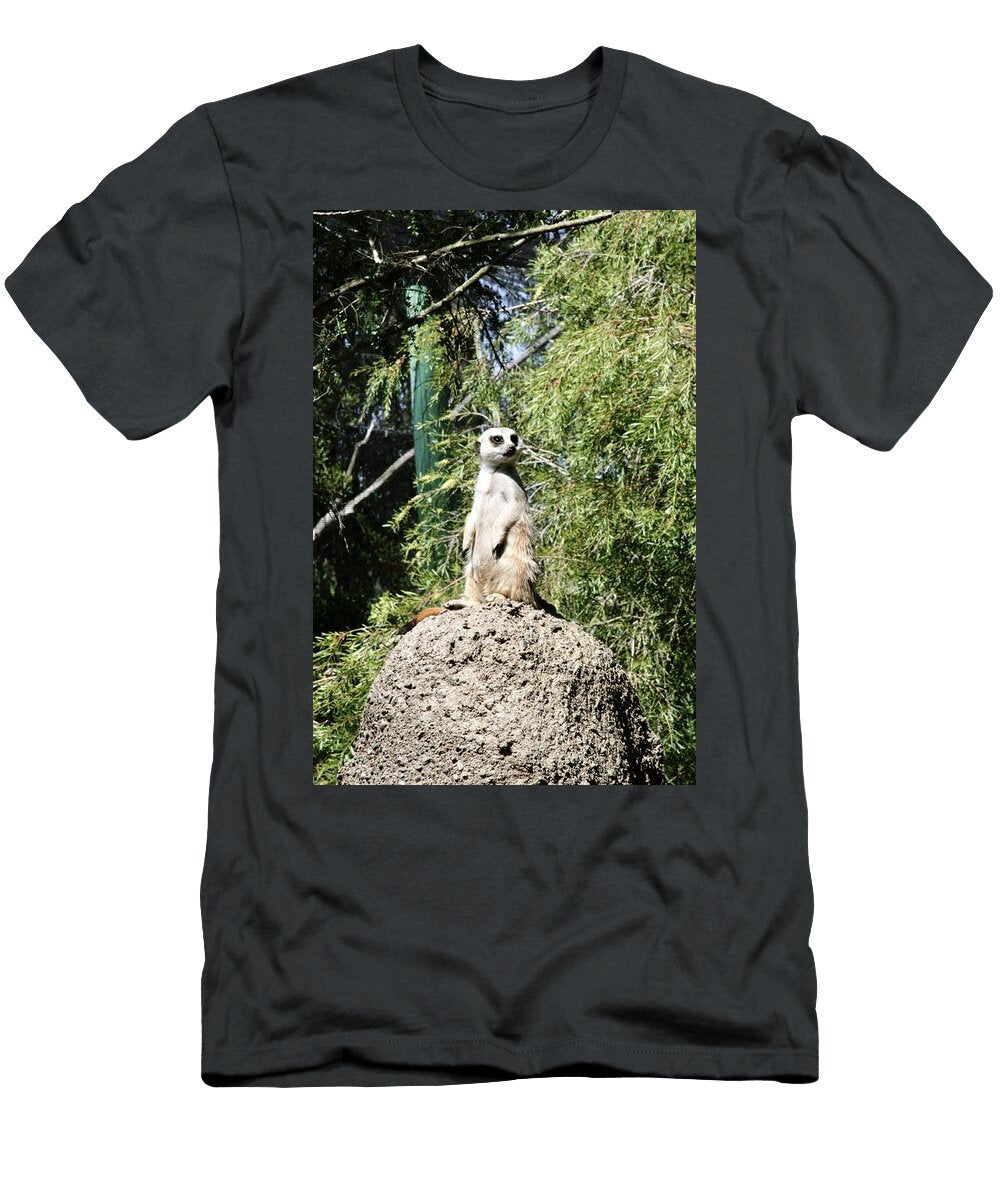 Meerkat on Alert in the Sun Masha Batkova T-Shirt