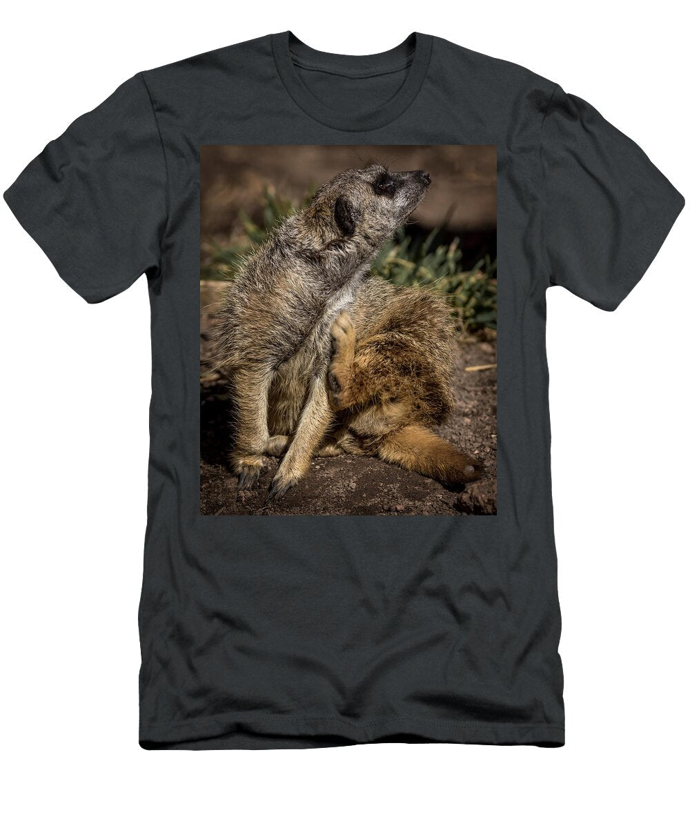Meerkat Scratch That Itch Ernie Echols T-Shirt