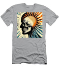 Memento Mori Profile Surreal Skull and Sun Graphic Art Illustration Talha Khan T-Shirt