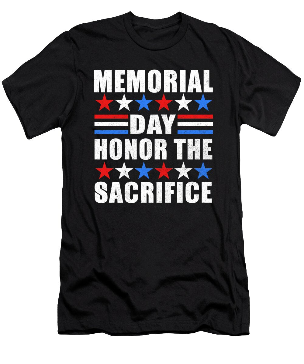 Memorial Day Honor the Sacrifice Jacob Zelazny T-Shirt