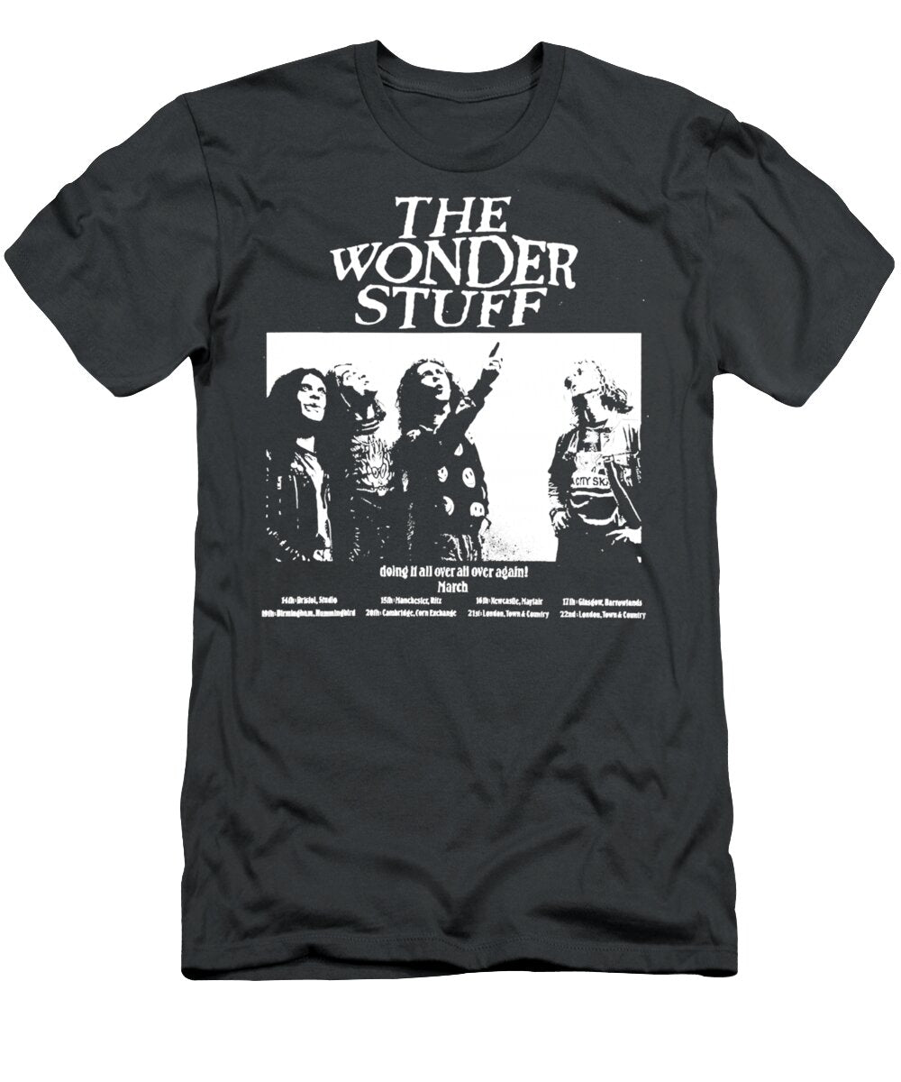 Men Women the Wonder Stuff 80s Stencil Grebo Patel Walsh T-Shirt