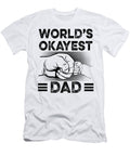 Mens Worlds Okayest Dad Roger Kuo Art T-Shirt