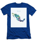 Mexico Map Monn Print T-Shirt