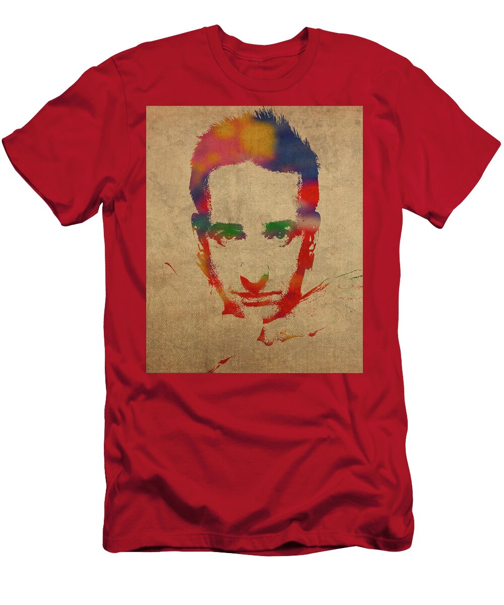 Michael Macfadyen Watercolor Portrait Design Turnpike T-Shirt