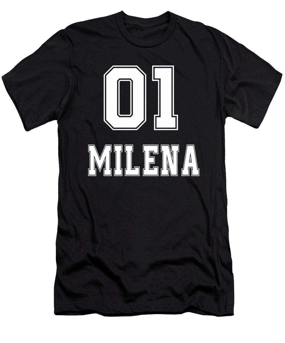 Milena Name Birthday Milena Benjamin Burkert T-Shirt
