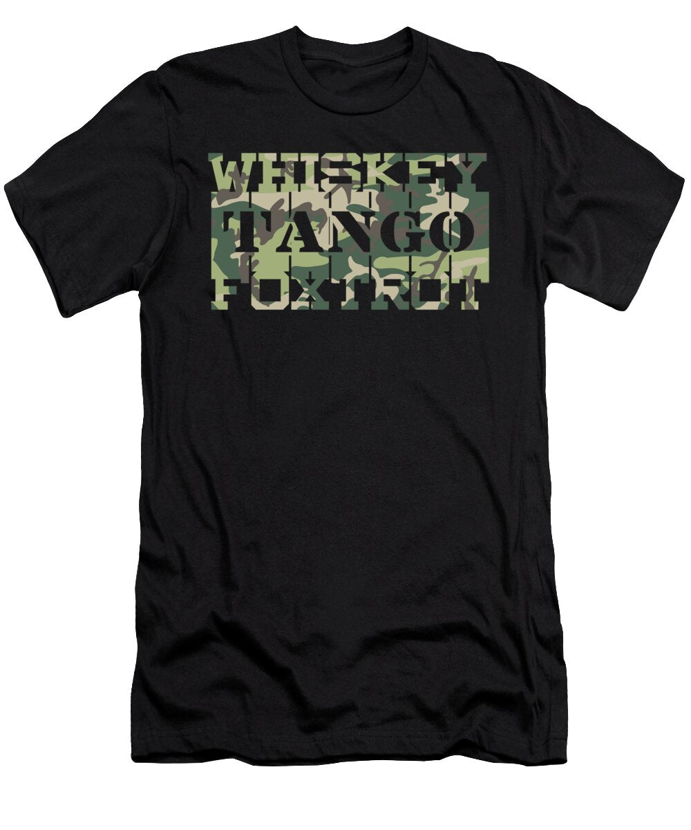 Military Whiskey Tango Foxtrot Wtf Stencil Best Trendy Choices T-Shirt