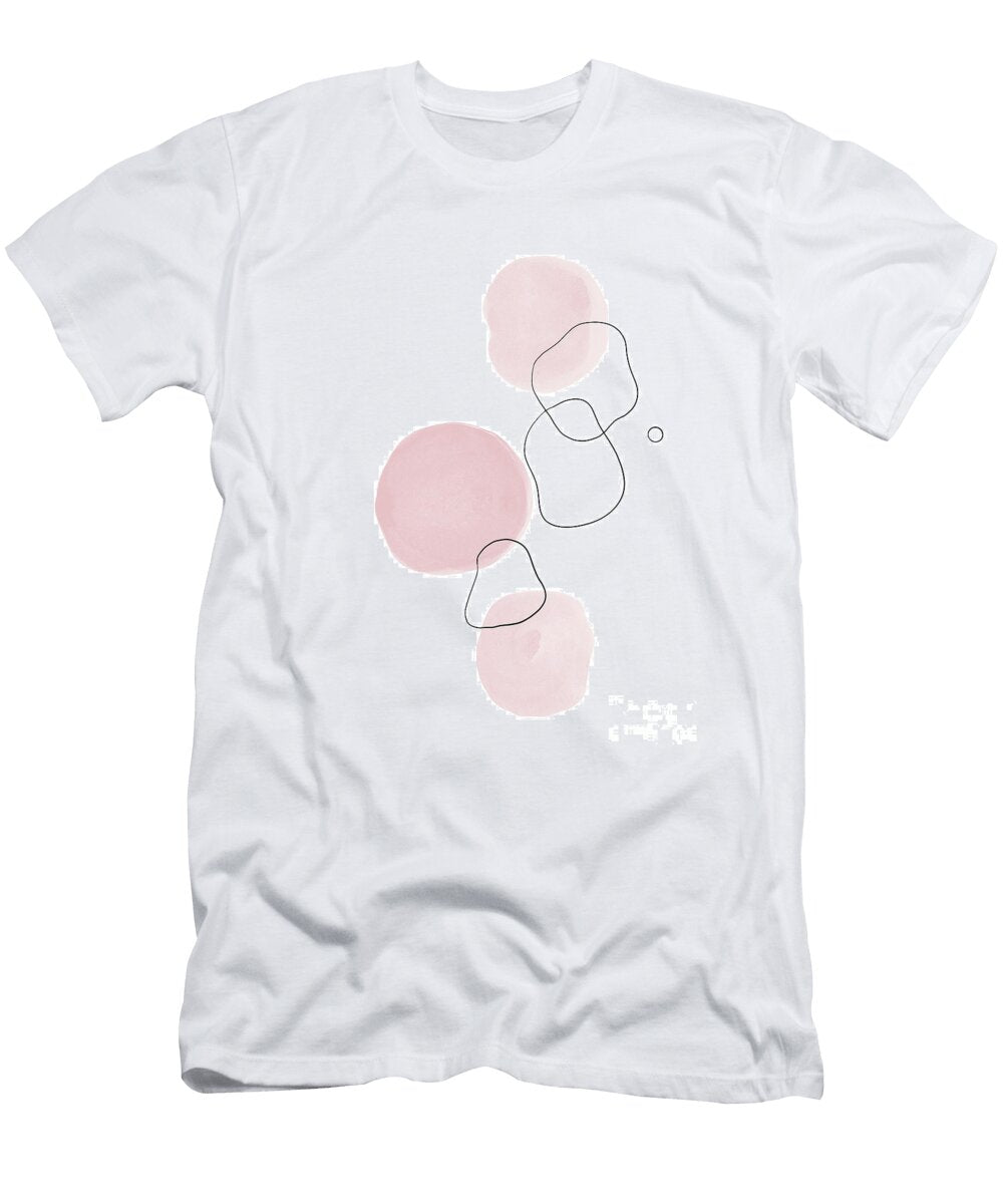 Minimal Circles Line Art Abstract 2 Wall Art Anitas and Bellas Art T-Shirt