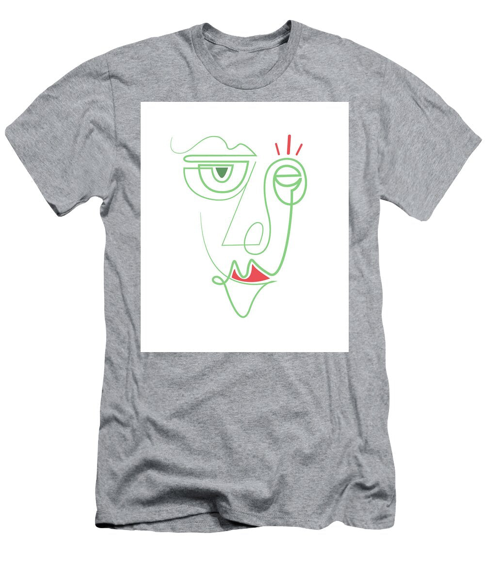 Minimal Line Face Art Voskresija Andreevska T-Shirt