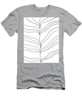 Minimal Ocean Dream Waves 1 Line Decor Art Anitas and Bellas Art T-Shirt