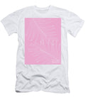 Minimal Palm Leaves Finesse Line Art 3 Minimal Decor Art Anitas and Bellas Art T-Shirt