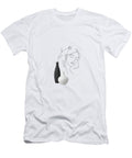 Minimalist Line Art Woman with Vases Mounir Khalfouf T-Shirt