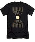 Minimalist Trendy Set of Moon Phases Arch Abstract Sun and Sun Rays Poster No 5 6 Mounir Khalfouf T-Shirt