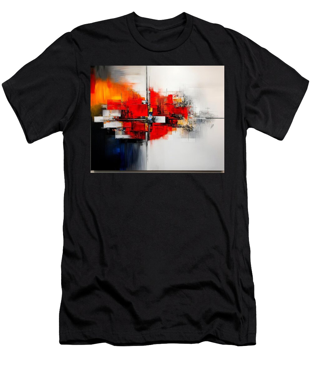 Modern Abstraction of Wolfpack Drive Olivia Villarreal T-Shirt
