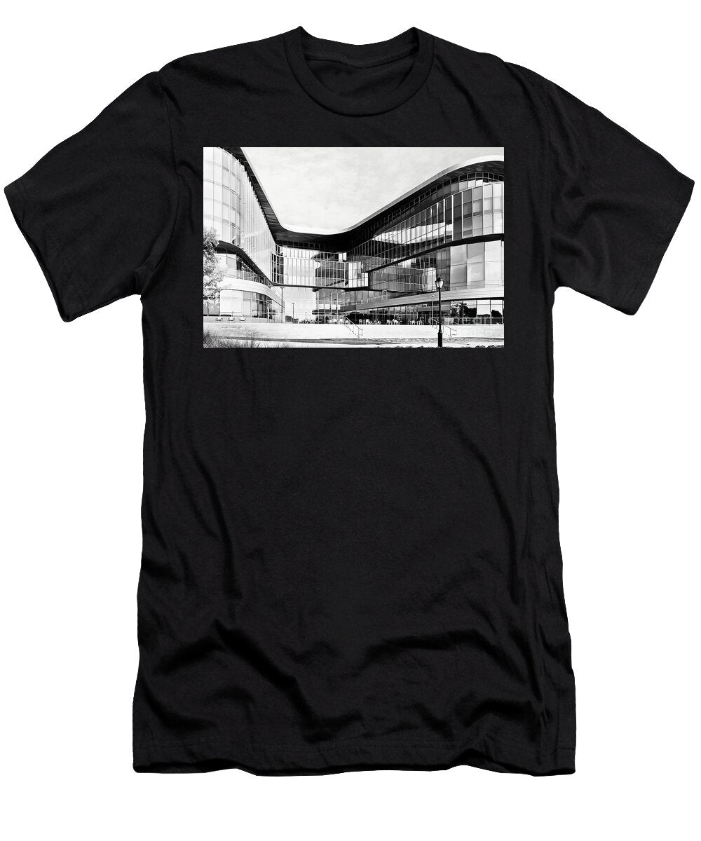 Modern Innovation Northwestern University Kellogg School Global Hub Black and White Dmr Filho T-Shirt