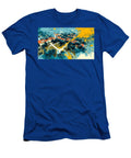 Modern University of California Santa Barbara Campus Oceanfront Vibrant Abstract Hollie Love T-Shirt