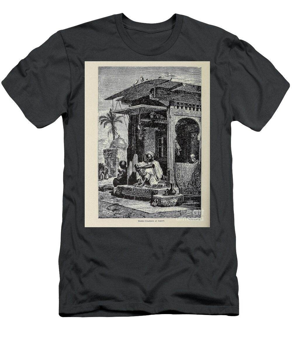 Money Changer At Assiut M2 Historic Illustrations T-Shirt
