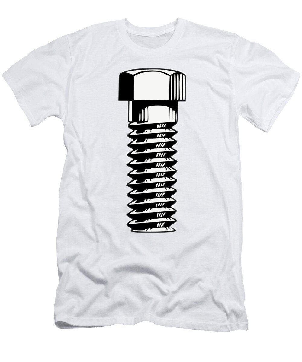 Monochrome Bolt Design Tom Hill T-Shirt