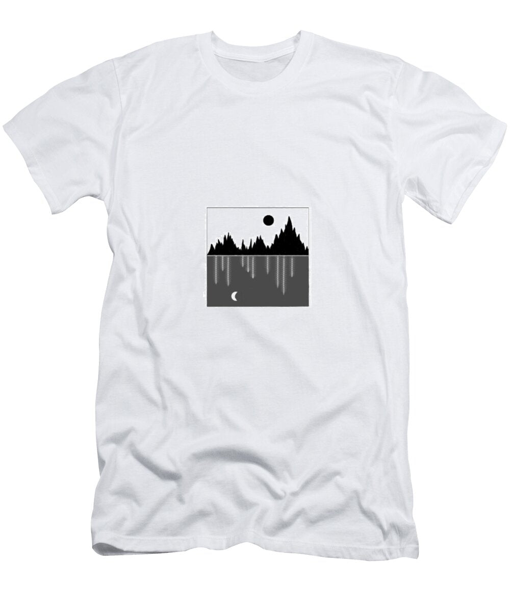 Monochrome Dual Landscape Elysian Artworks T-Shirt