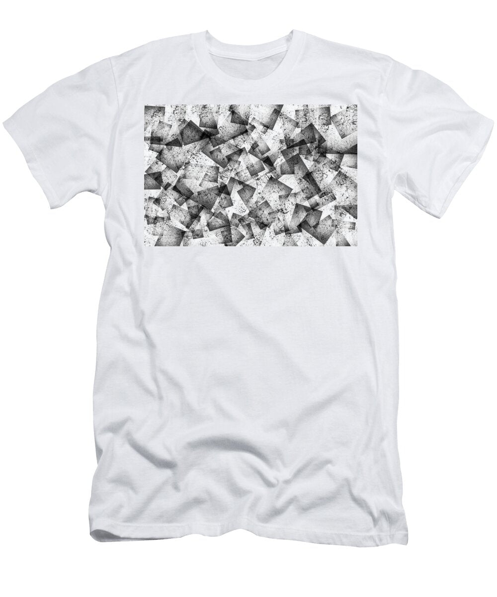 Monochrome Grunge Art Print Aurelias Dreams T-Shirt