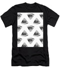 Monochrome Patterned Pizza Slices Al Fanous T-Shirt