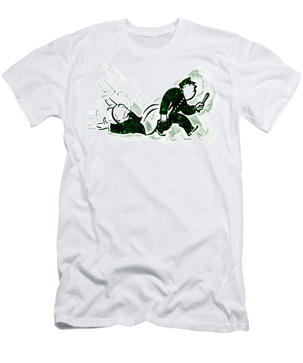 Monopoly Man Go to Jail Stephen Younts T-Shirt