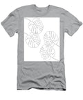 Monstera Leaves Finesse Line Art 2 Minimal Decor Art Anitas and Bellas Art T-Shirt