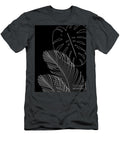 Monstera Palm Leaves Finesse Line Art 4 Tropical Decor Art Anitas and Bellas Art T-Shirt