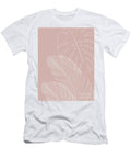 Monstera Palm Leaves Finesse Line Art 5 Tropical Decor Art Art Anitas and Bellas Art T-Shirt