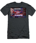 Montreal Canadiens Hockey Collage Kevin Walker and Pixel Reverie T-Shirt