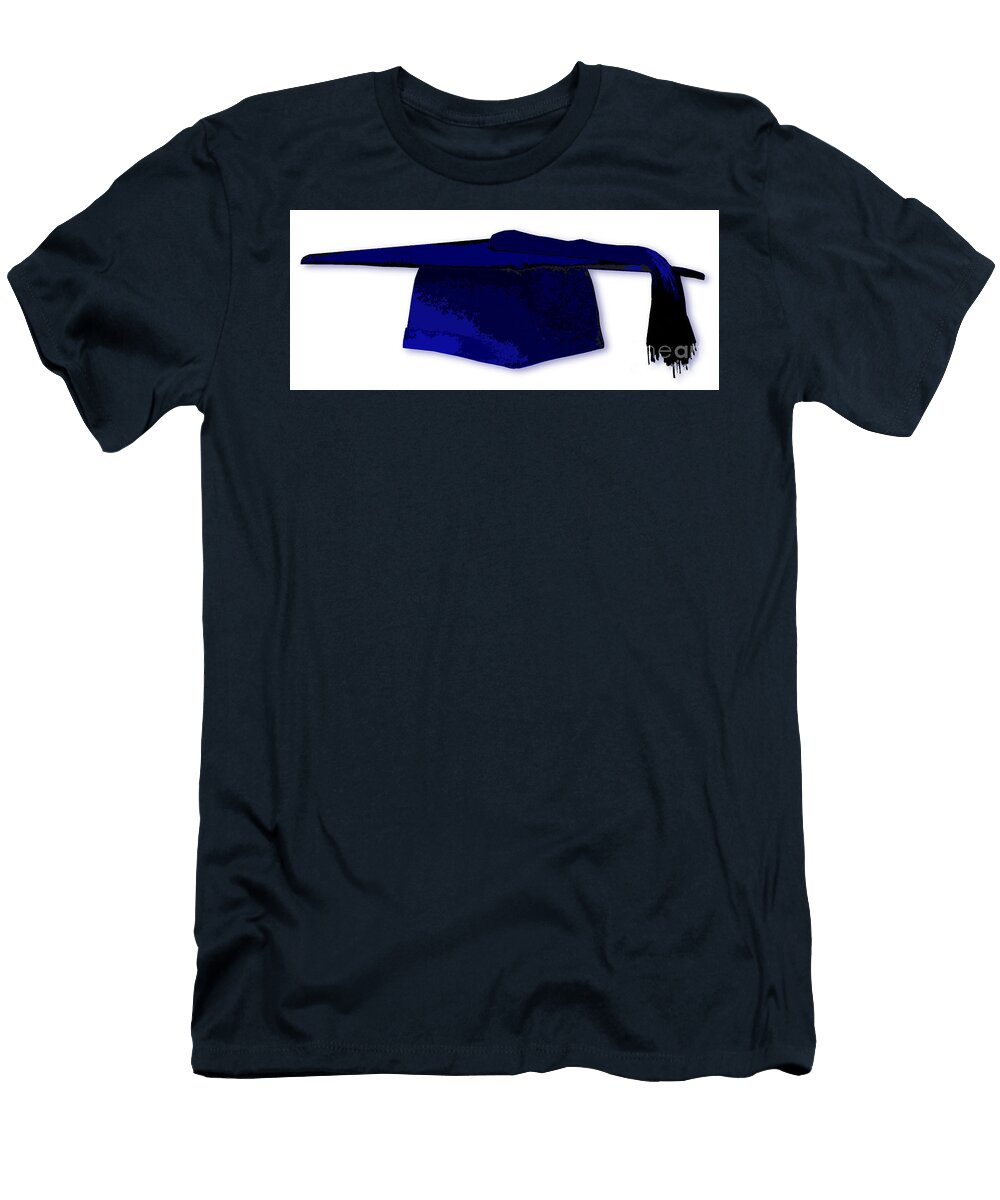 Mortarboard in Blue Bigalbaloo Stock T-Shirt