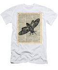 Moth Over Dictionary Page Jacob Kuch T-Shirt