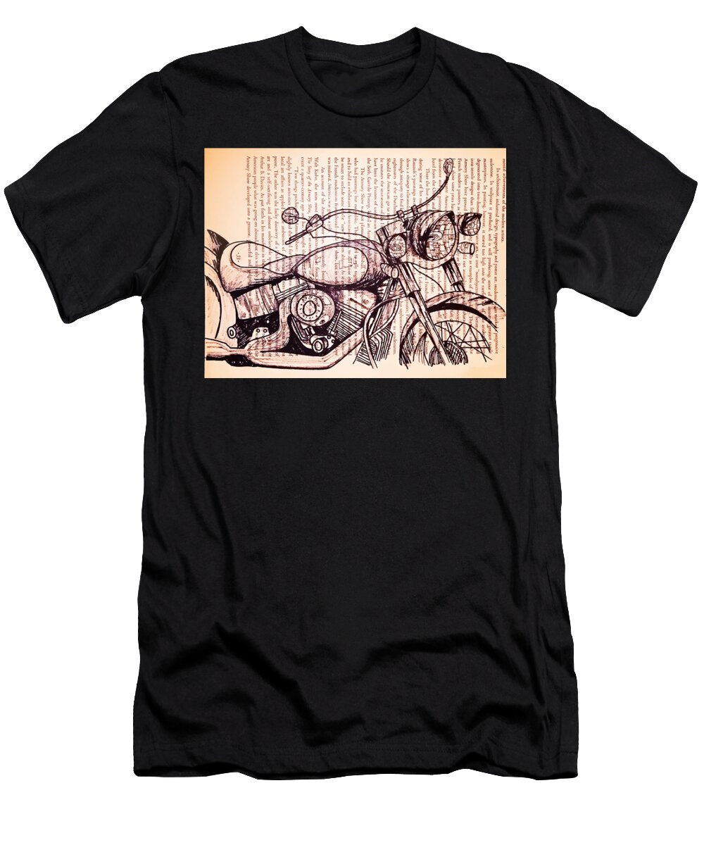 Motorcycle in a Book Kylee Smit T-Shirt