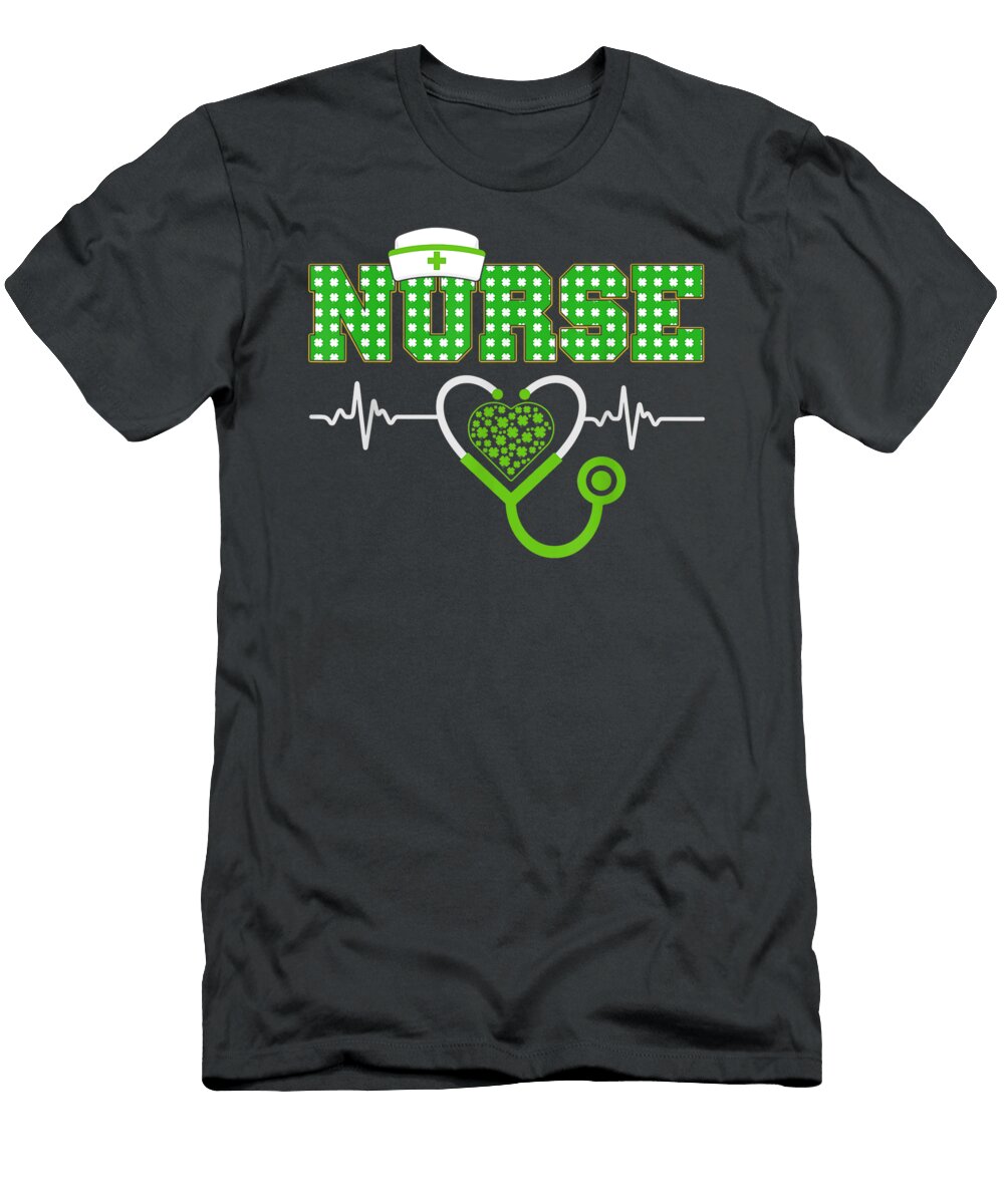 Mrock Stethoscope St Patricks Day 20211 Corban Carlot T-Shirt