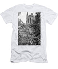 Msu Beaumont Tower Black and White 3 John Mcgraw T-Shirt