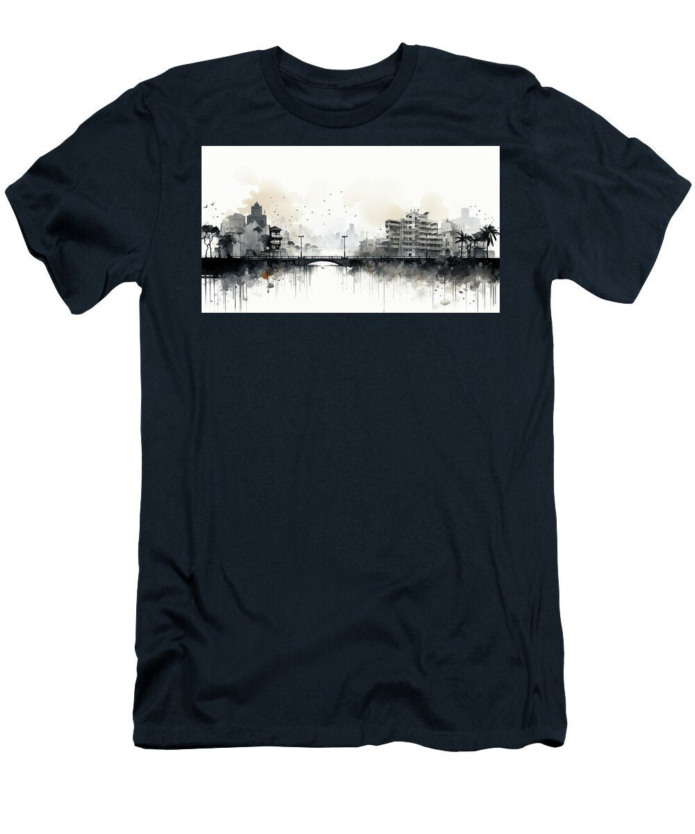 Mumbai India Lineart Evie Carrier T-Shirt
