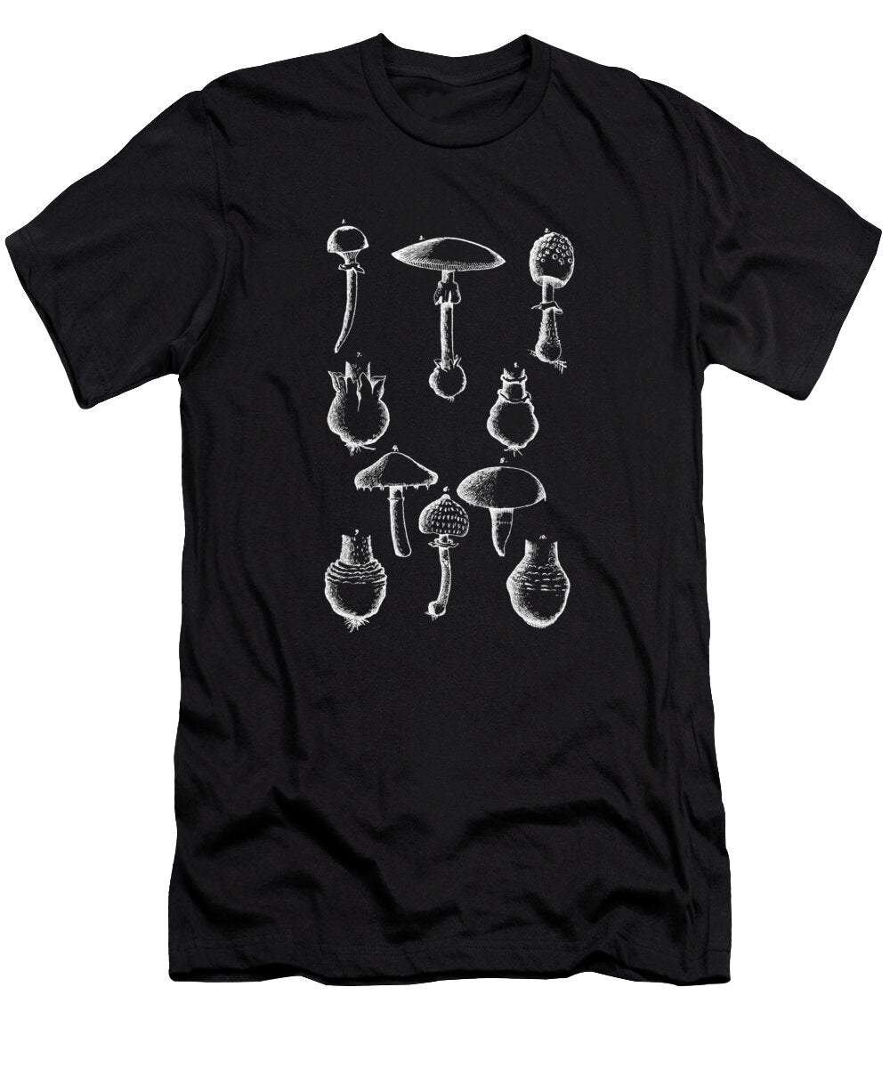 Mushroom Chart in White Madame Memento T-Shirt