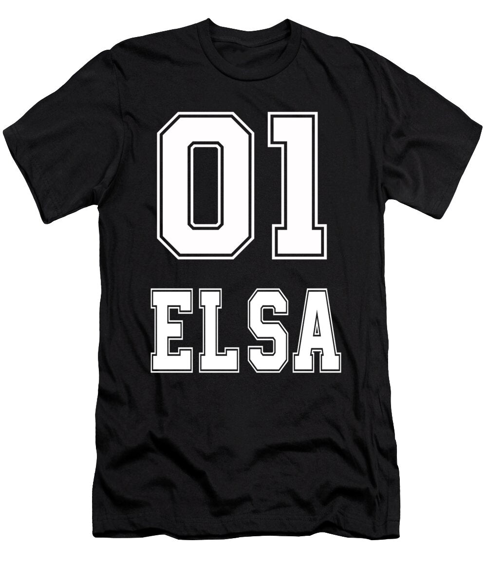 Name Elsa Sport Old School Benjamin Burkert T-Shirt