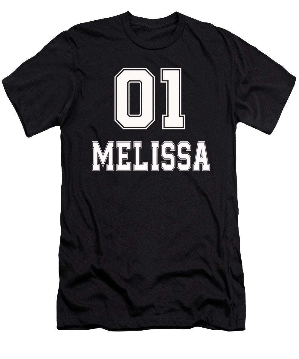 Name Girlfriend Birthday Gift Melissa Benjamin Burkert T-Shirt