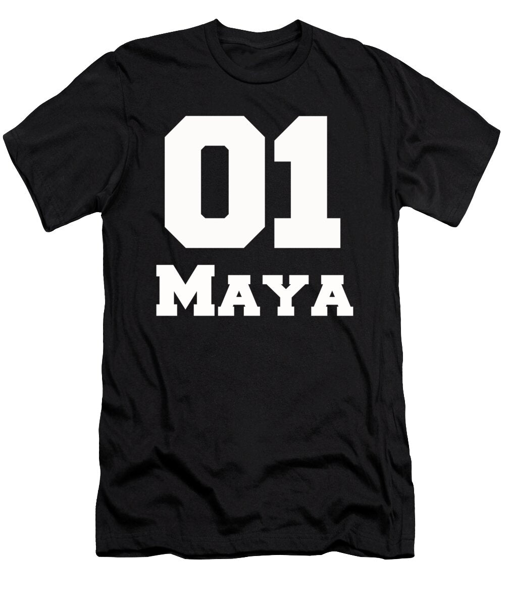 Name School Outfit Girl Maya Benjamin Burkert T-Shirt