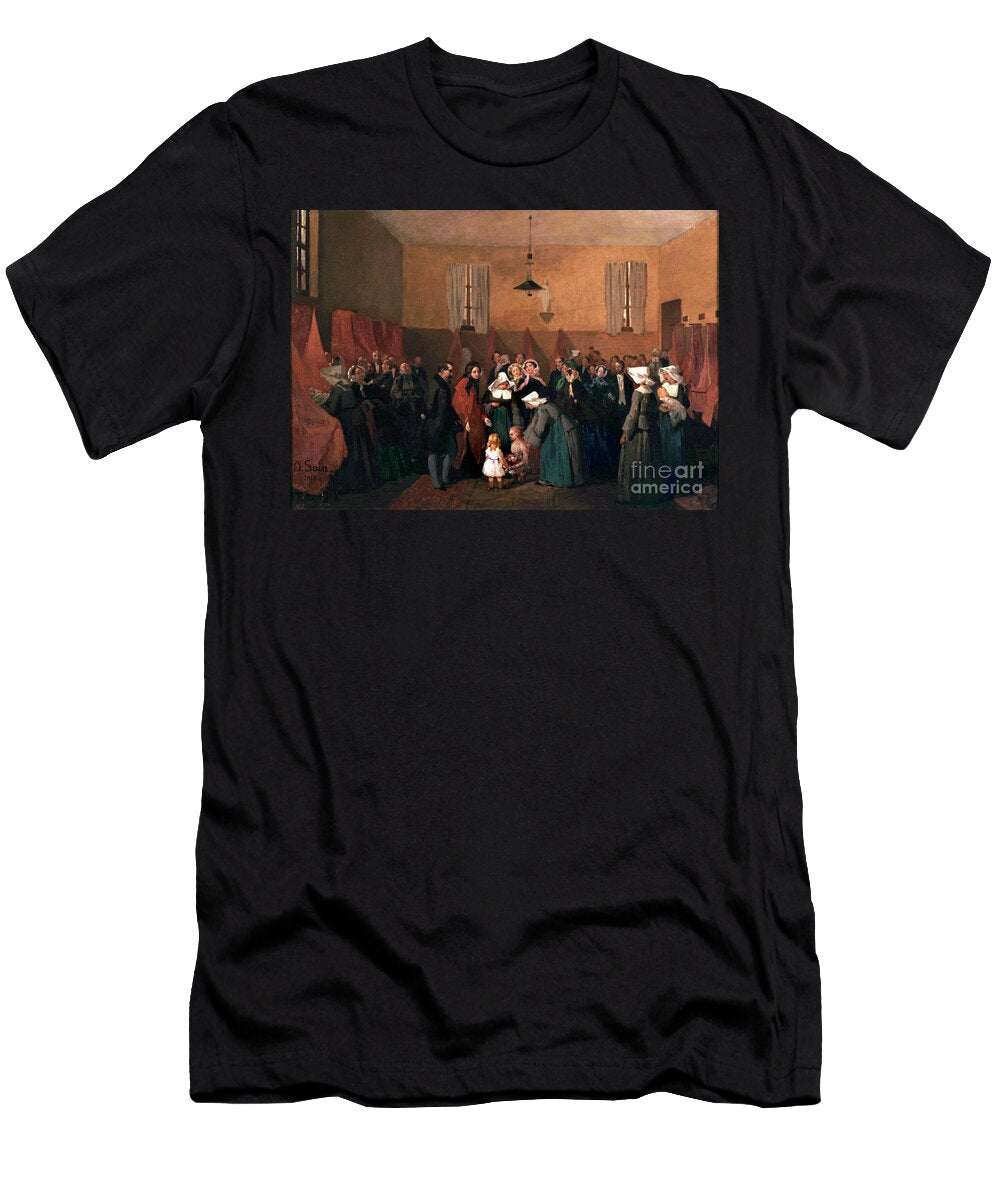 Napoleon Iii and Eugenias Visit At Sister Rosalies Creche 1855 Edouard Alexandre Sain T-Shirt