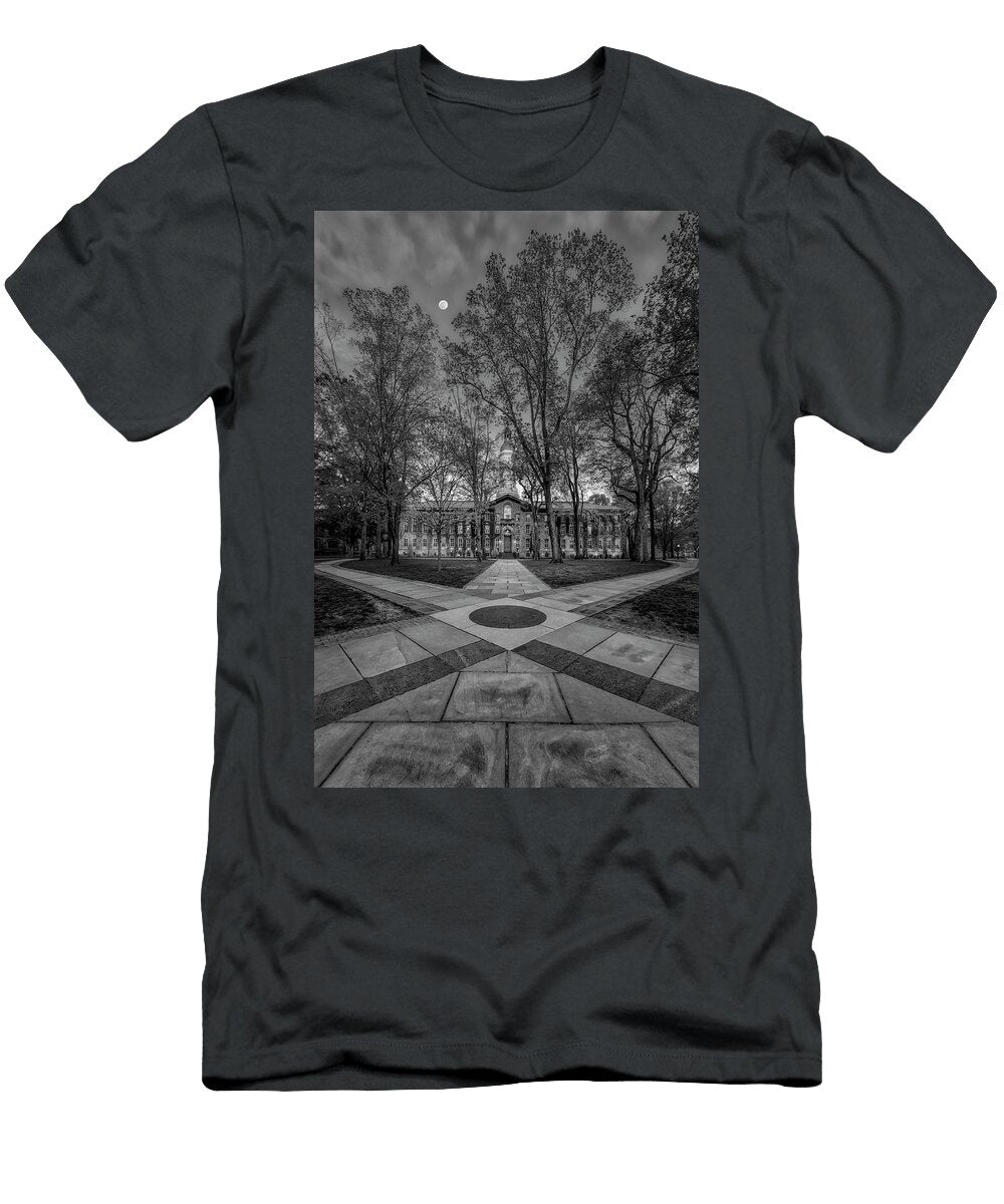 Nassau Hall Princeton University Bw Susan Candelario T-Shirt