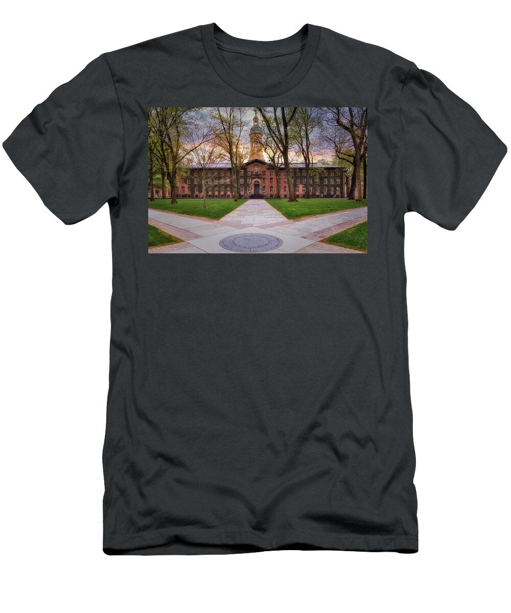 Nassau Hall Princeton University Susan Candelario T-Shirt