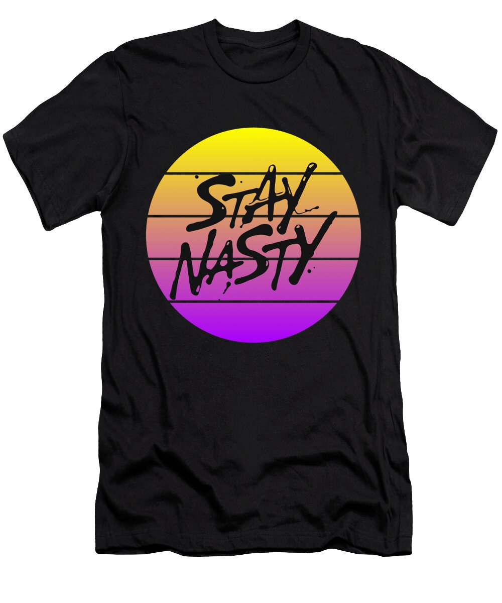 Nasty Woman Vintage Nasty Women Saying Quote Stay Nasty Womans Gradient Sunset Sunrise Mounir Khalfouf T-Shirt